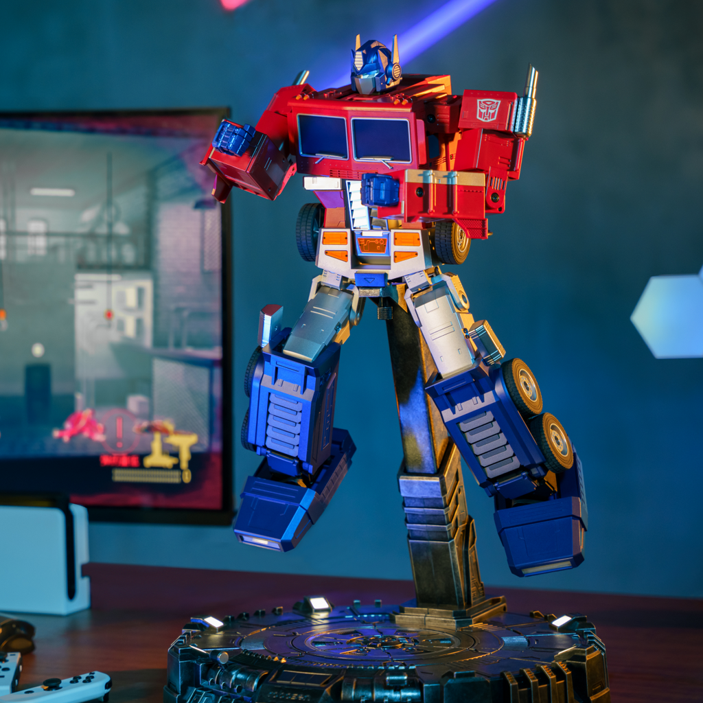 Elite Optimus Prime Robot with AI Base