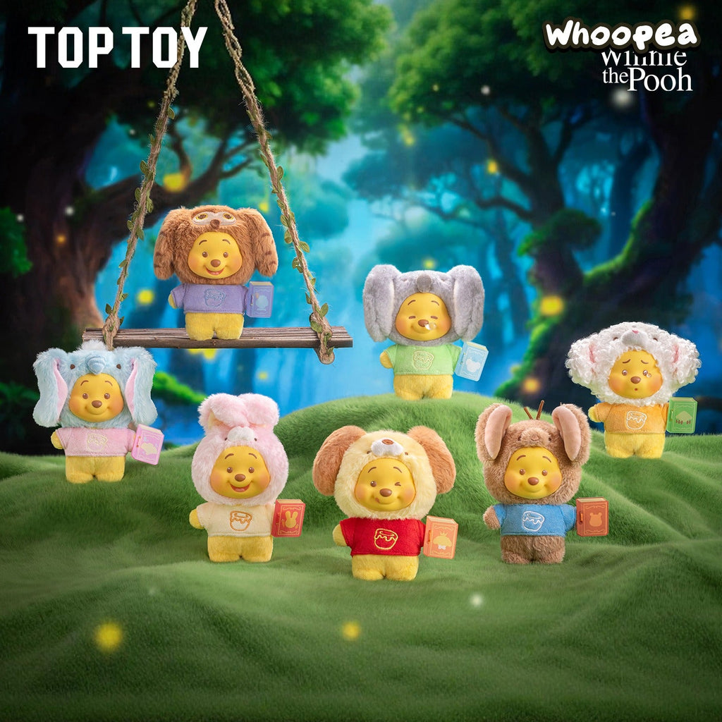TOPTOY Winne the Pooh Animal Storybook Series Plush. Blind Box