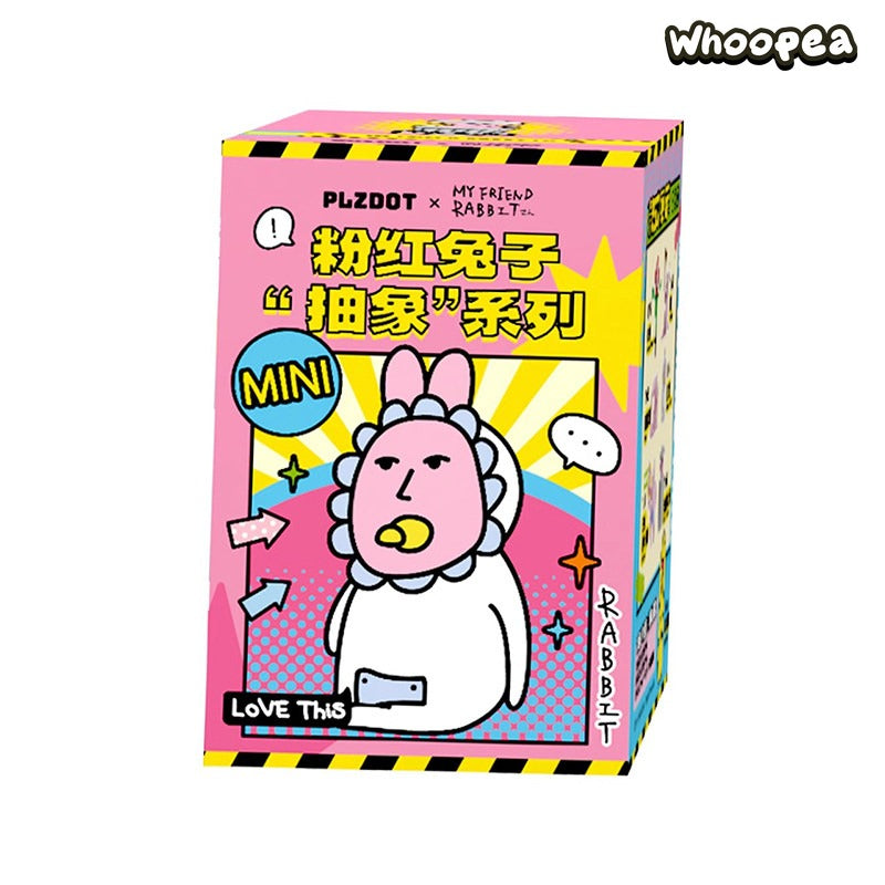 My Friend Pink Rabbit Abstract Series Mini Figure Blind Box