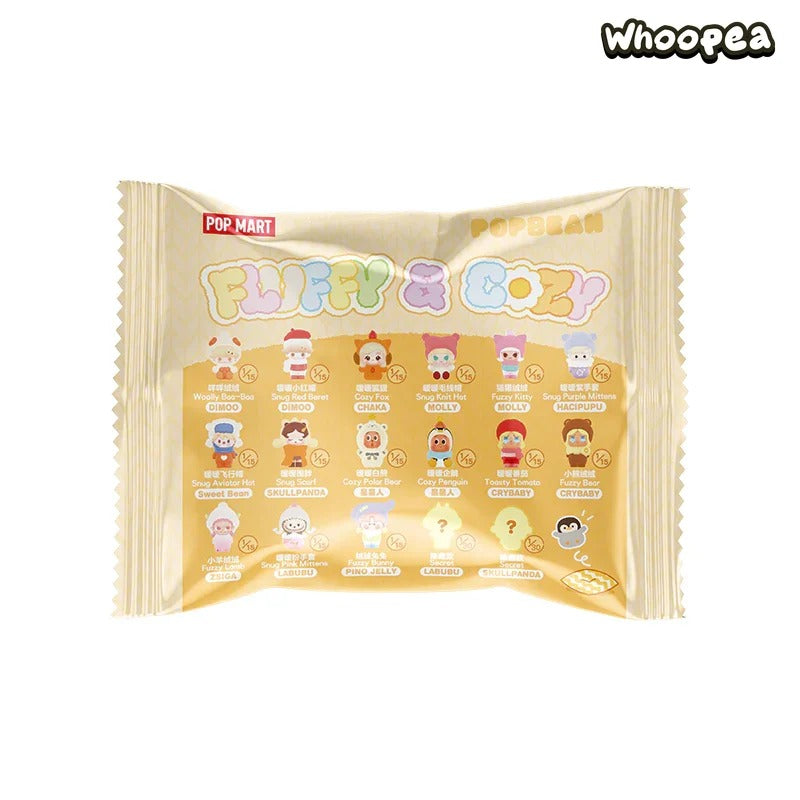 POP BEAN Fluffy & Cozy Series Figures. Blind Bag
