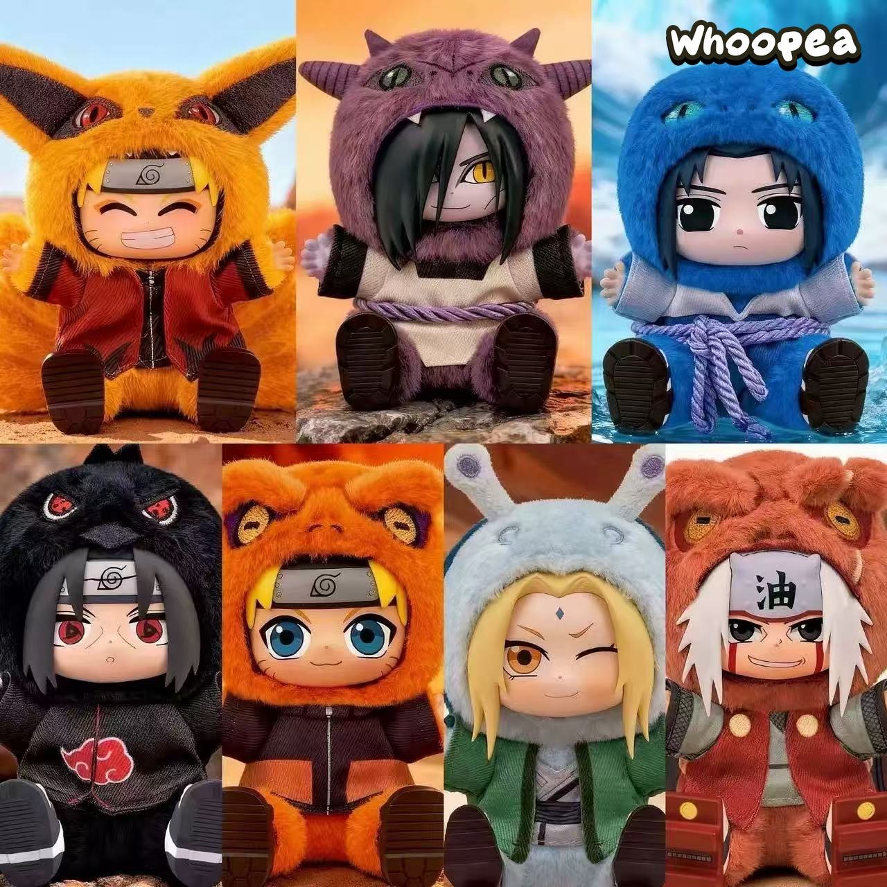 Naruto Beast Party V2 Series Plush Dolls. Blind Box