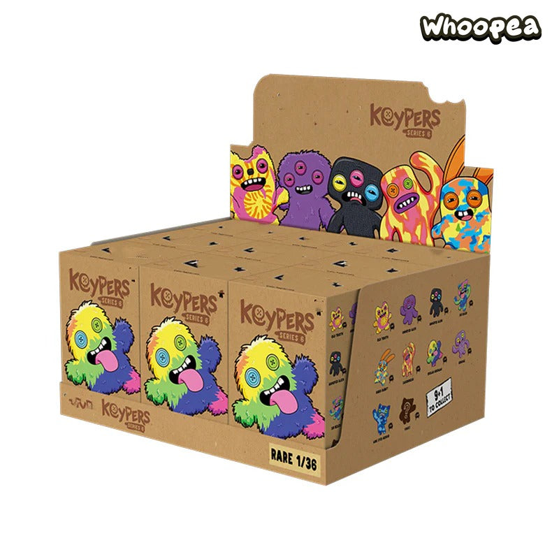 Fuggler Funny Ugly Monster Keypers V6 Series Plush Key Chain Dolls. Blind Box