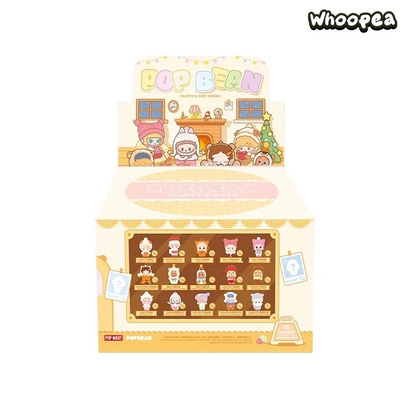 POP BEAN Fluffy & Cozy Series Figures. Blind Bag