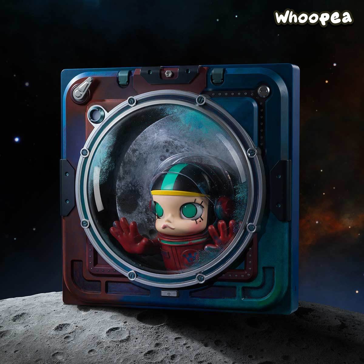 MEGA SPACE MOLLY Hello Moon IN SPACE 3D Painting