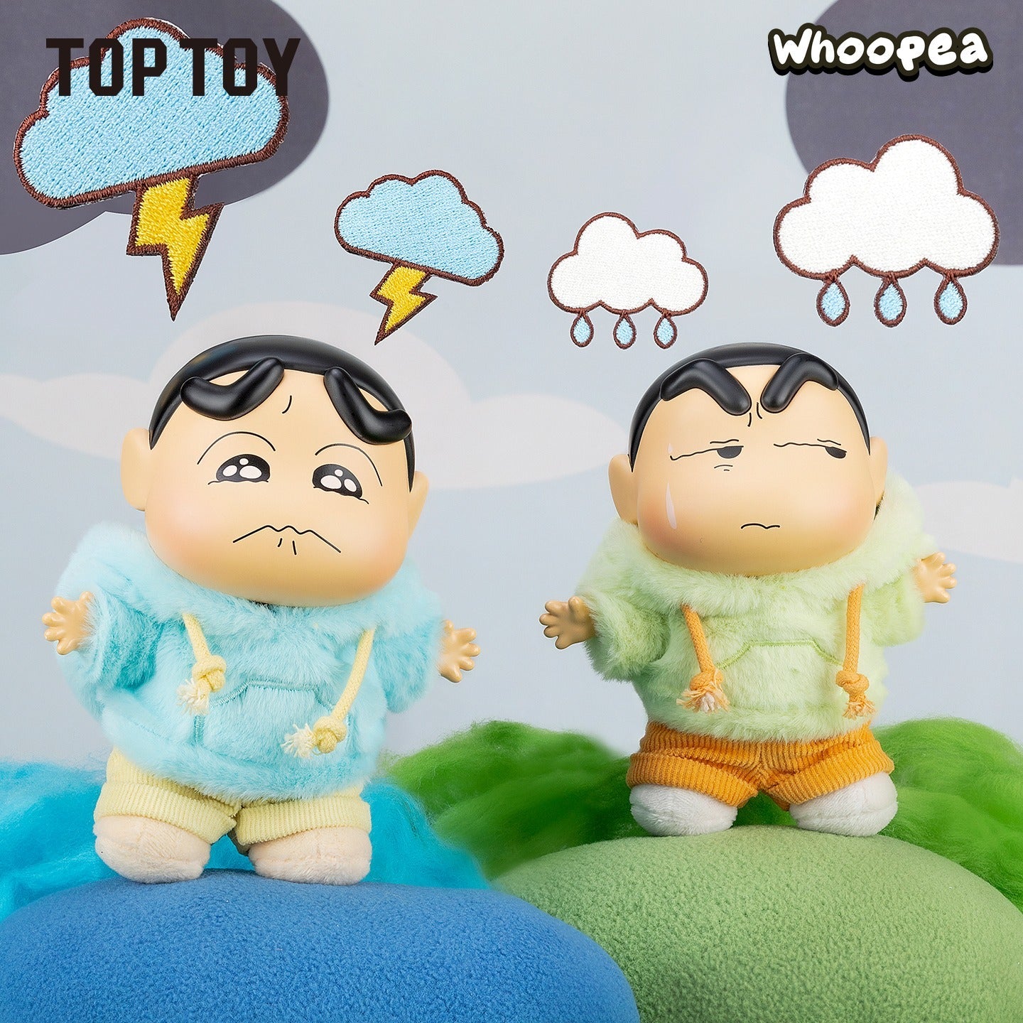 Crayon Shin-chan Emotional Dopamine Series Vinyl Plush Pendant. Blind Box