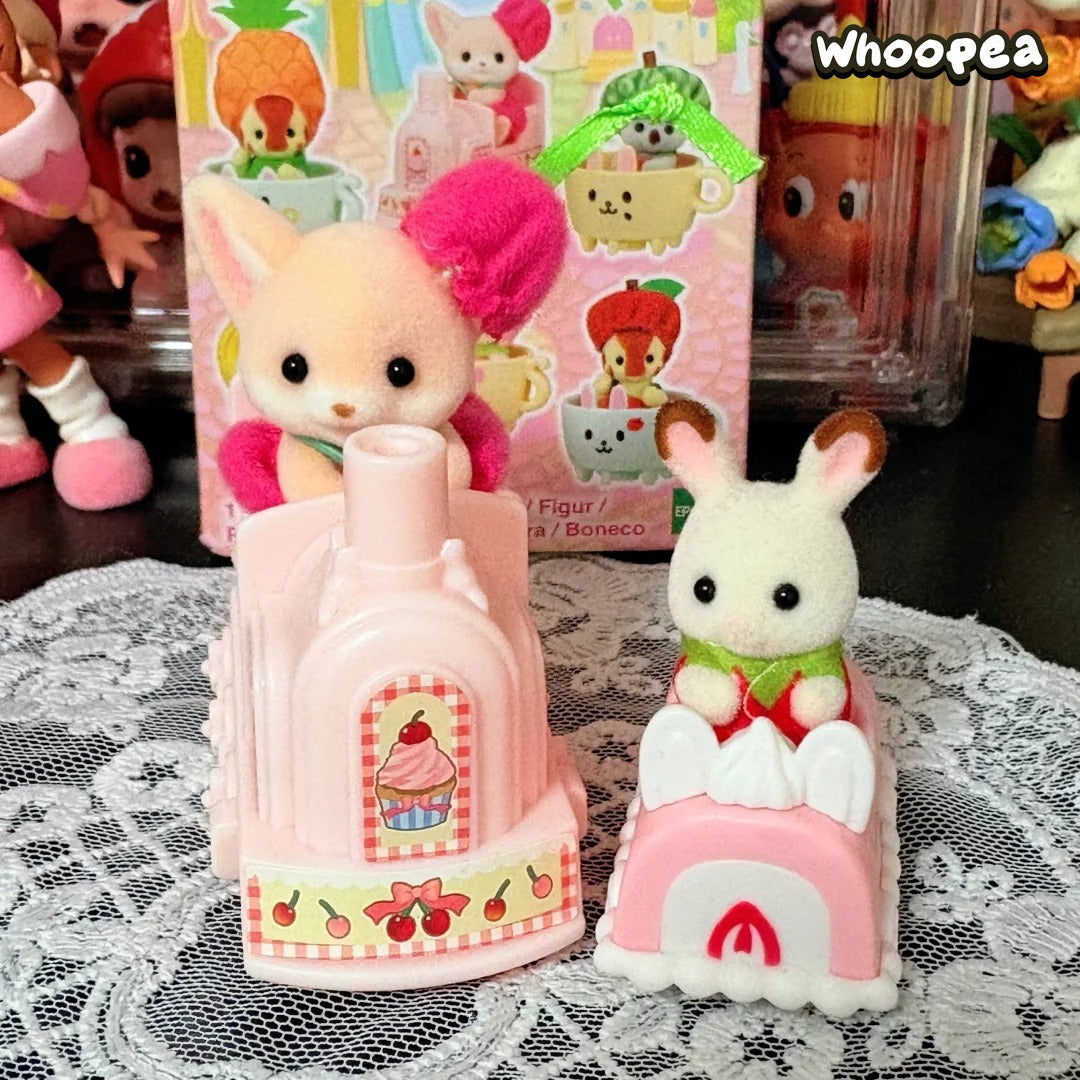 Sylvanian Families Fruity Teacup Train Series Figure Blind Box