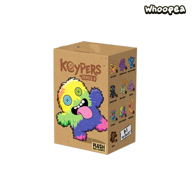 Fuggler Funny Ugly Monster Keypers V6 Series Plush Key Chain Dolls. Blind Box