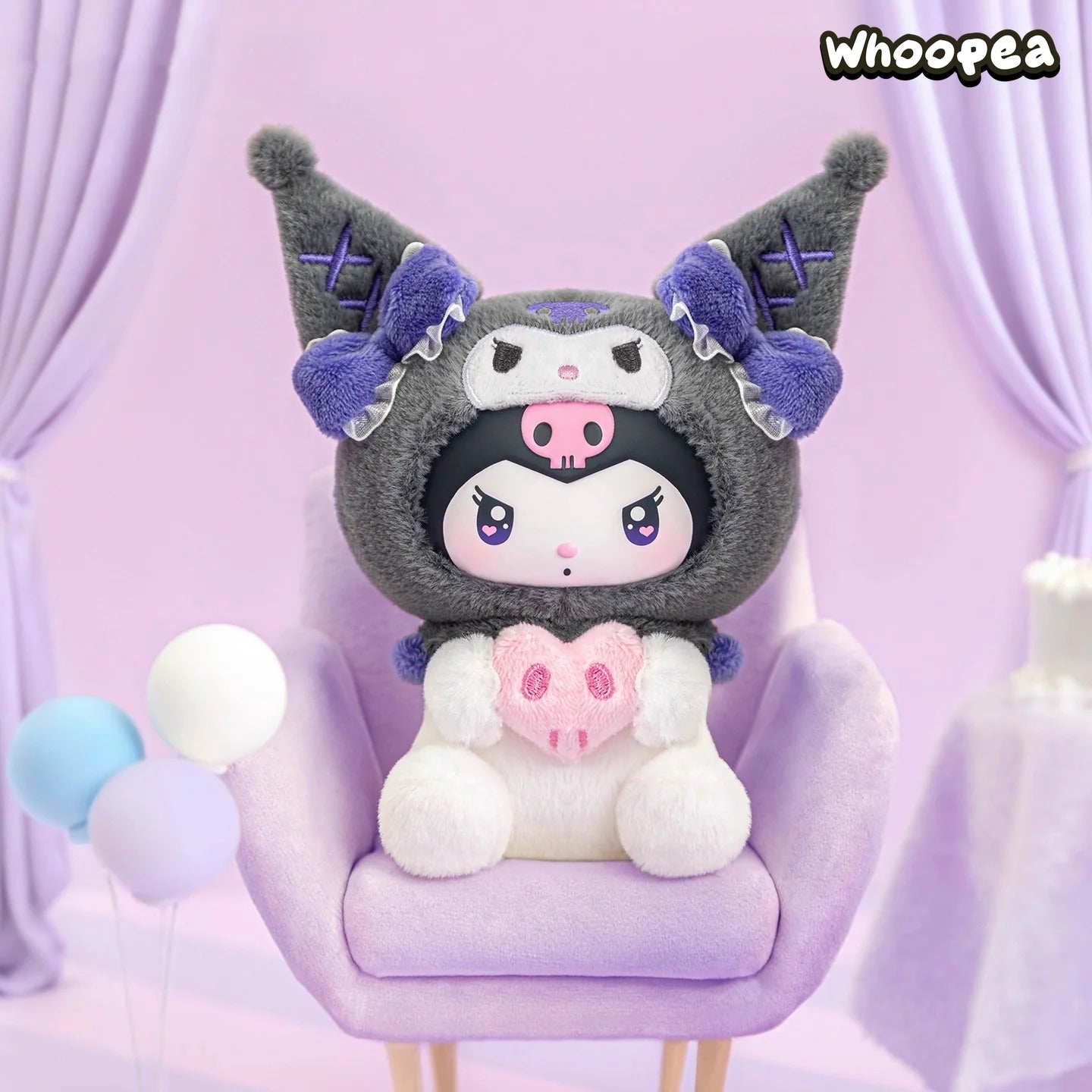 SRO Kuromi Party Series Plush Pendant Dolls. Blind Box