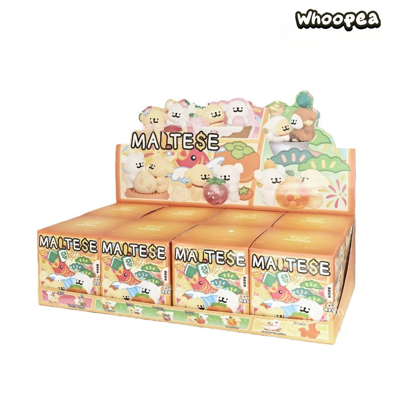 Maltese Lucky Paws Series Figures. Blind Box