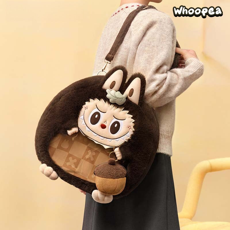 THE MONSTERS LABUBU Fall Into Sweaters Series Plush Bag