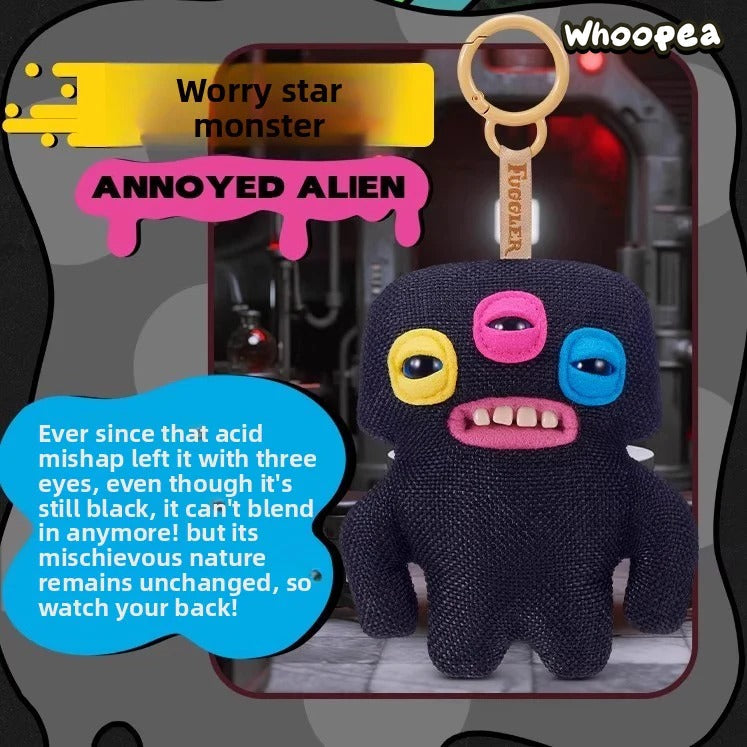 Fuggler Funny Ugly Monster Keypers V6 Series Plush Key Chain Dolls. Blind Box
