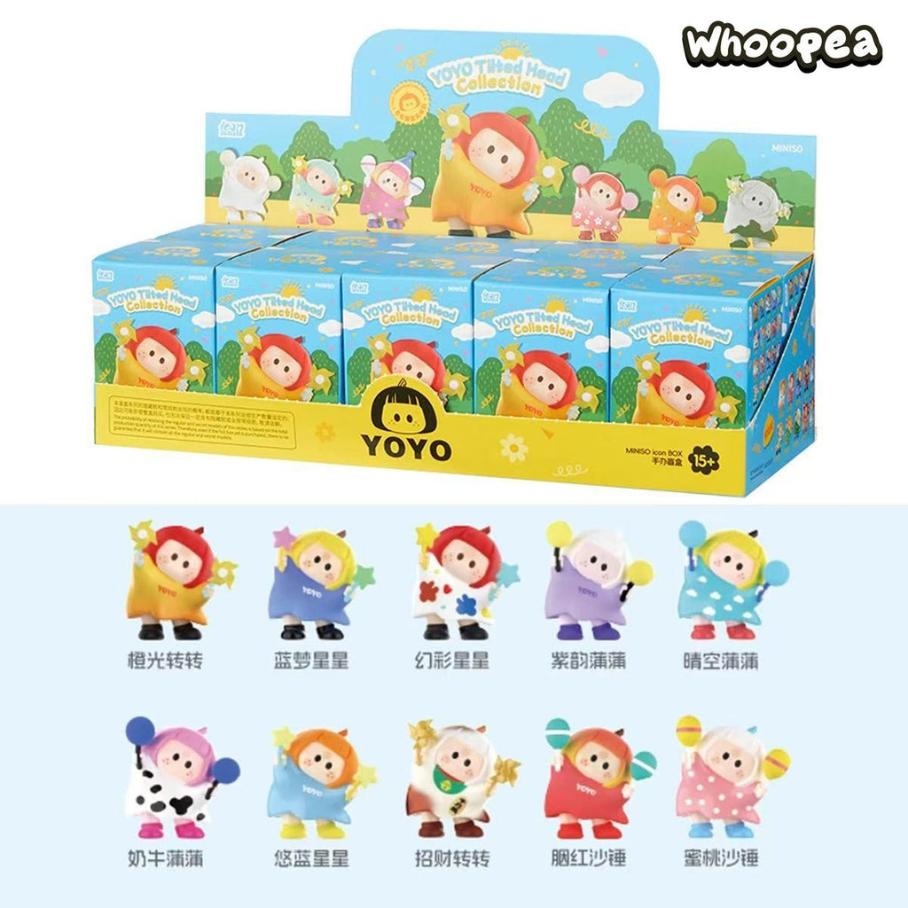 MINISO YOYO Tilted Head Series Mini Figure Blind Box