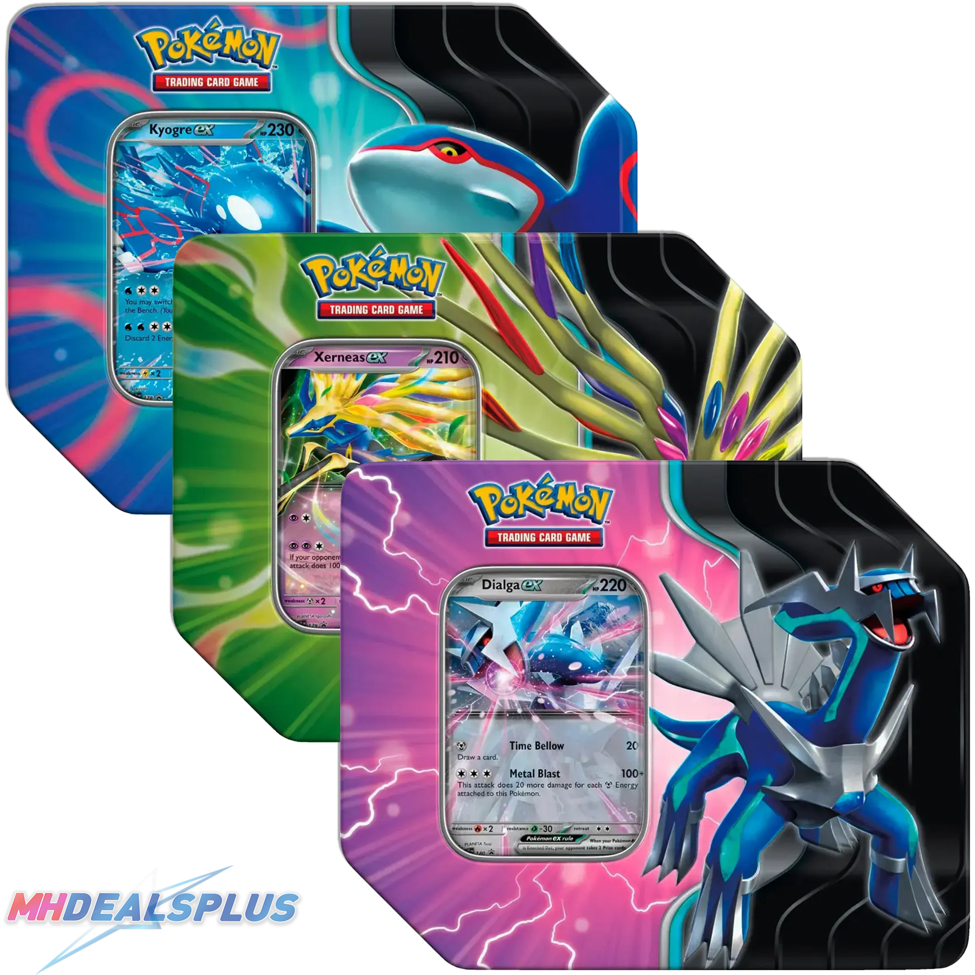 Pokemon Azure Legends Tin Set of 3