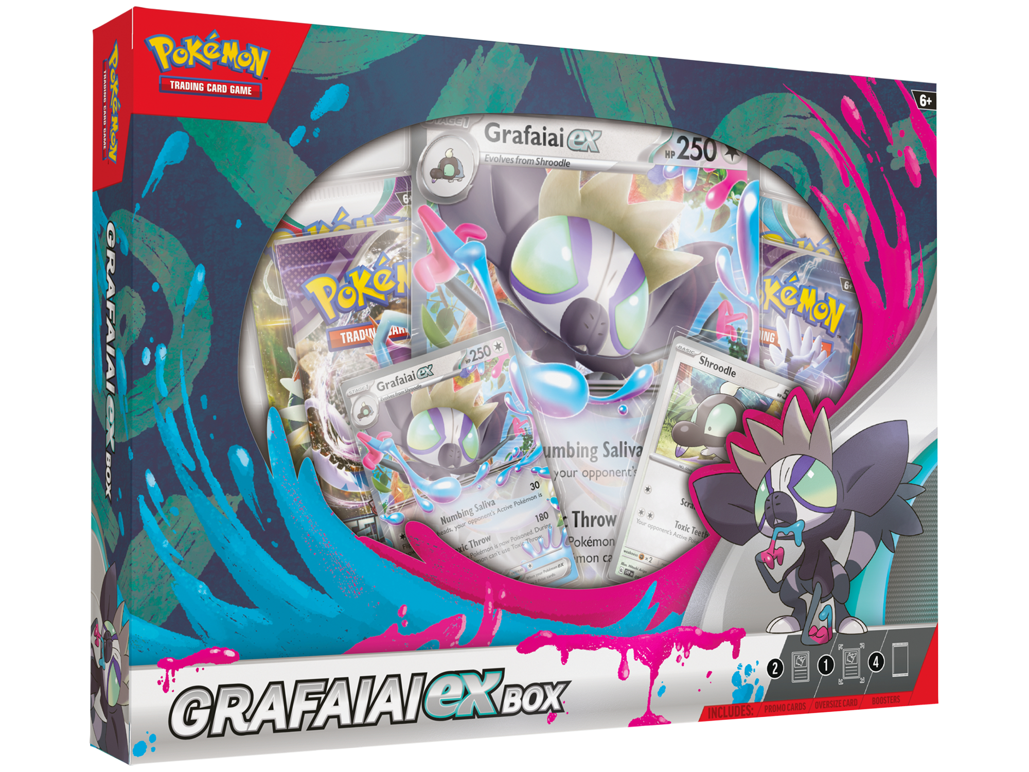 Pokemon Grafaiai ex Box + Mabosstiff ex Box