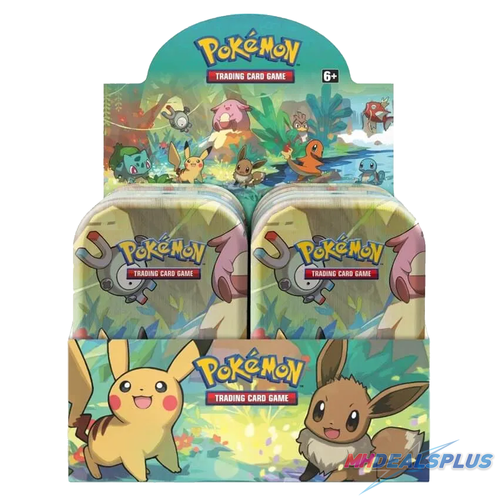 Pokemon Kanto Friends Mini Tin Display (H24) Astral Radiance + Silver Tempest (Loose Tins)