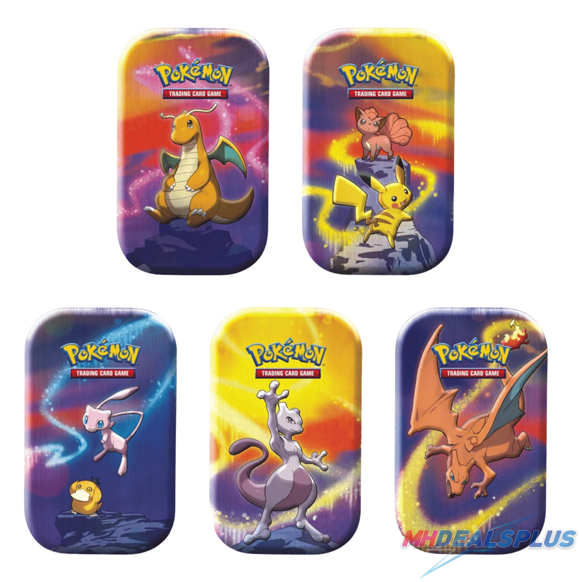 Pokemon Kanto Power Mini Tin Display (H24) Astral Radiance + Silver Tempest (Loose Tins)