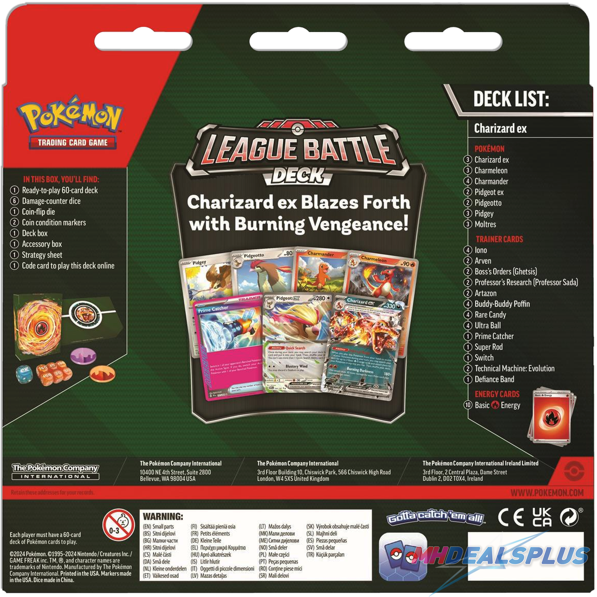Pokemon League Battle Deck - Charizard EX