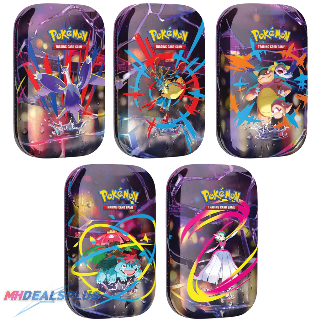 Pokemon Mega Heroes Mini Tin Display