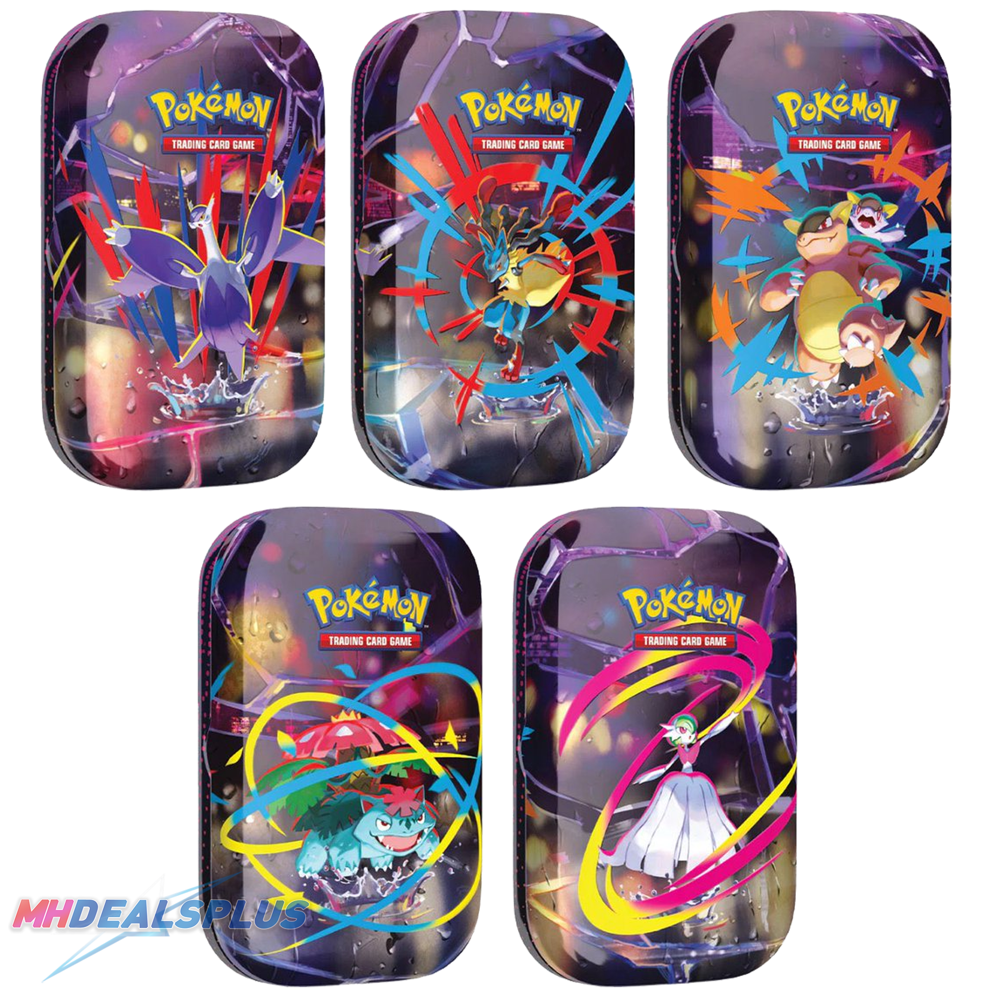 Pokemon Mega Heroes Mini Tin Display