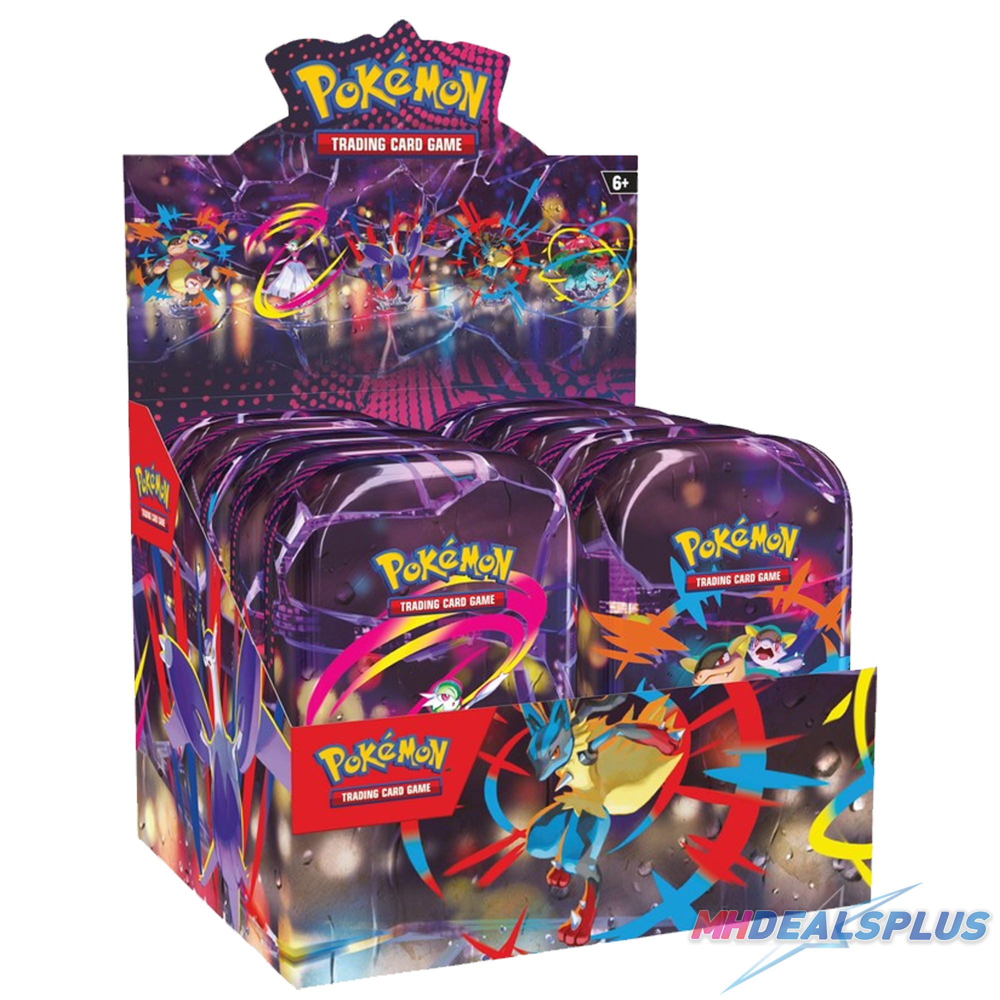 Pokemon Mega Heroes Mini Tin Display