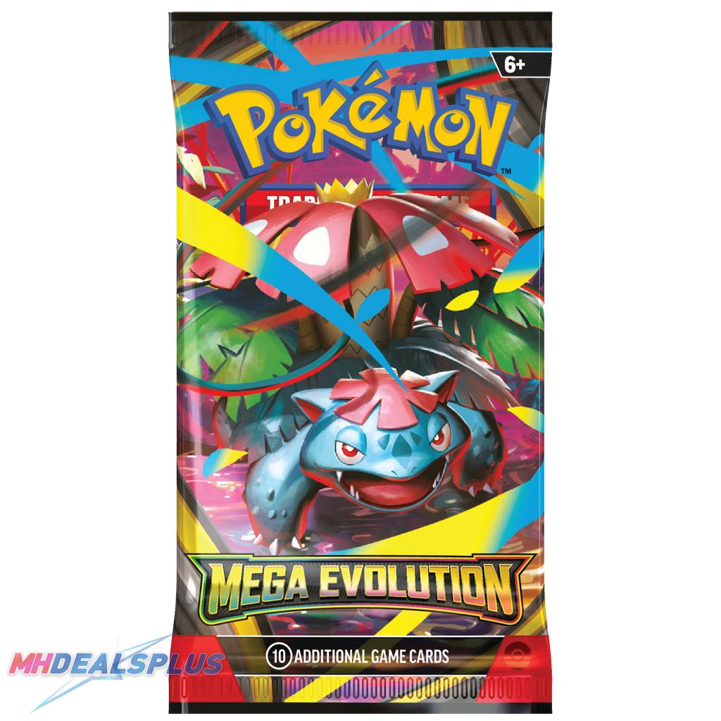 Pokemon Mega Evolution Booster Pack Set of 5
