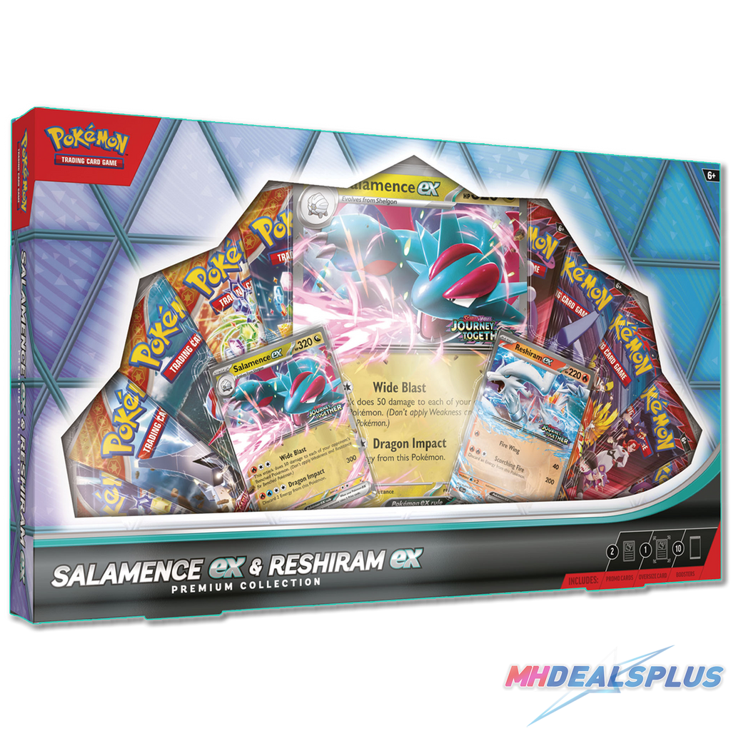 Pokemon Salamence ex & Reshiram ex Premium Collection