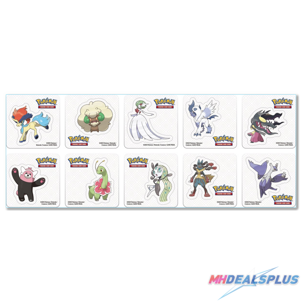 Pokemon 2025 Q4 Poke Ball Tin Display Case - 18 Booster Packs