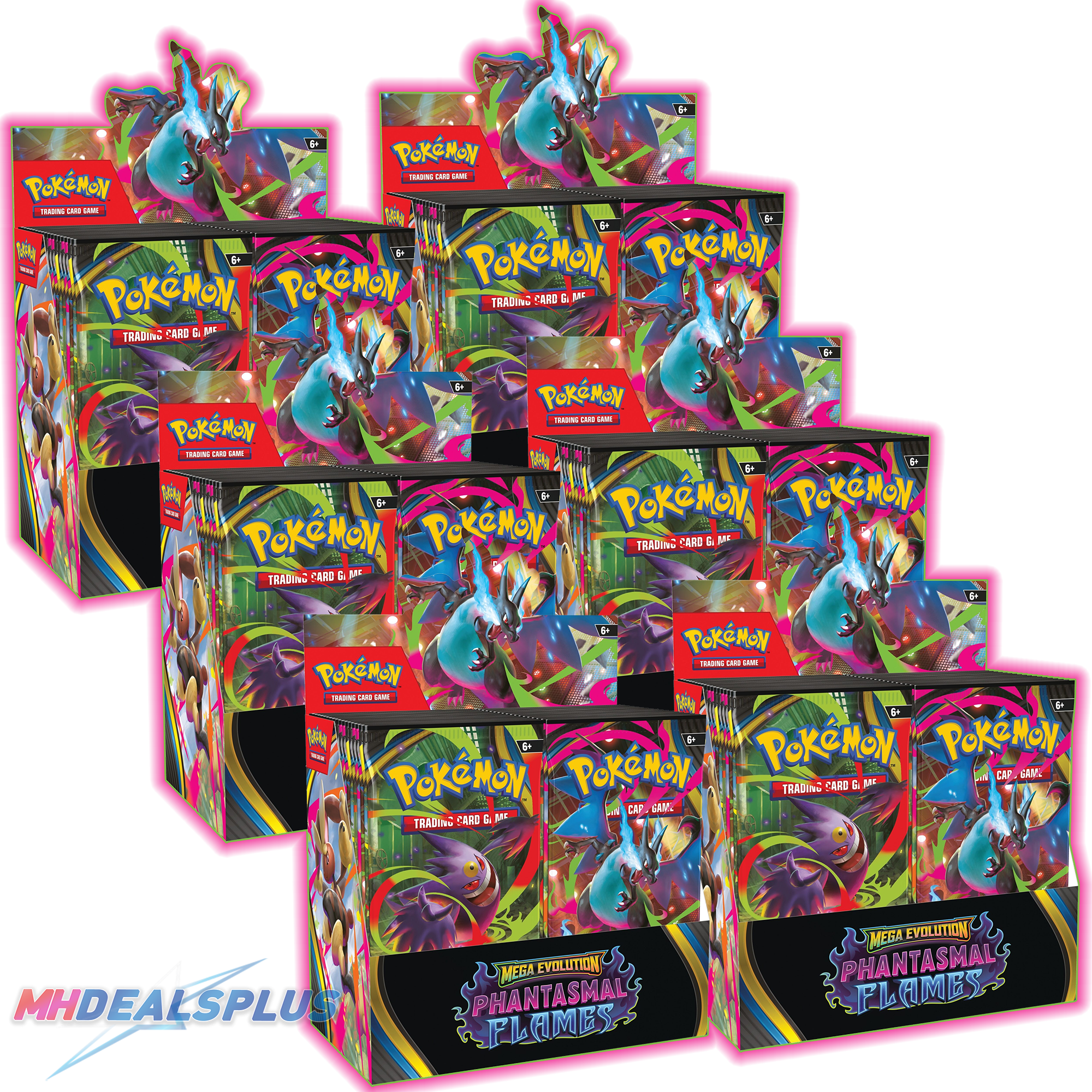 Pokemon Phantasmal Flames Booster Box Sealed Case