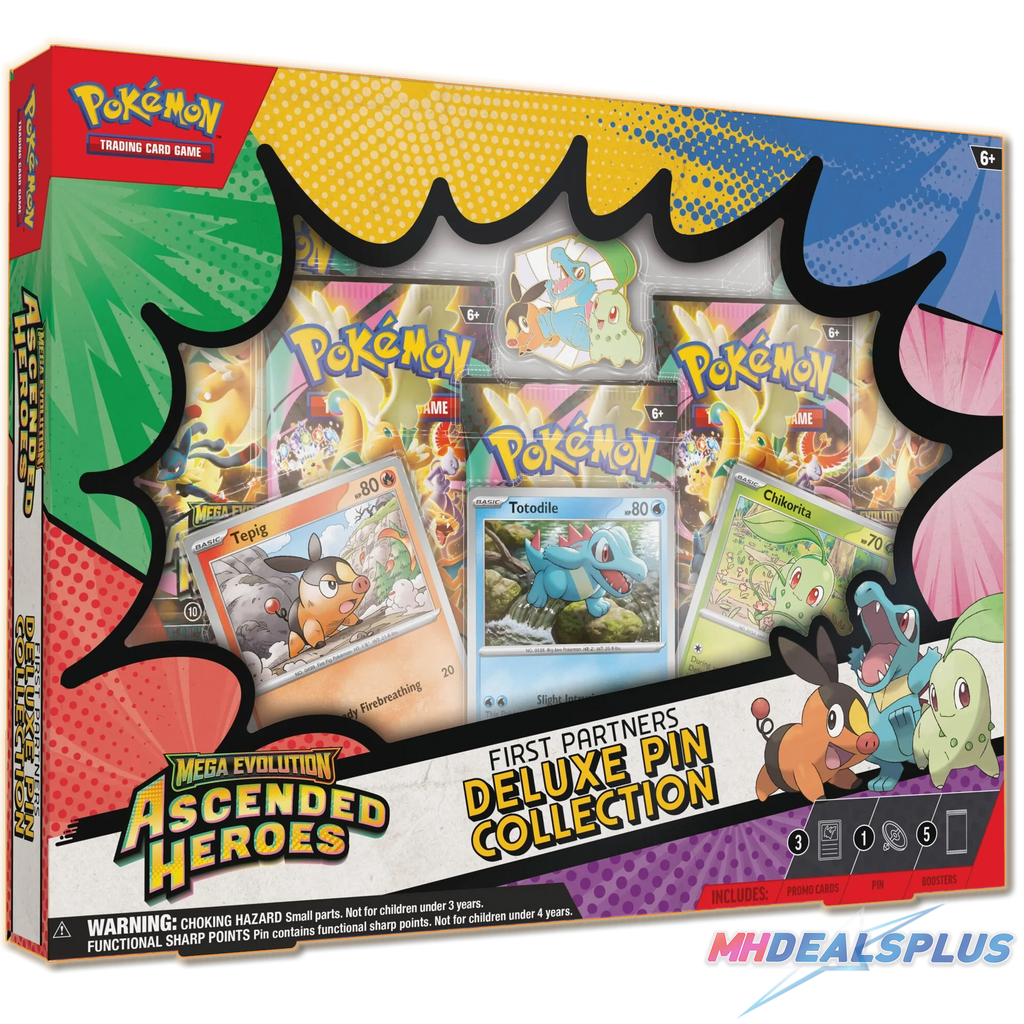 (Pre-Order) Pokemon Ascended Heroes First Partners Deluxe Pin Collection
