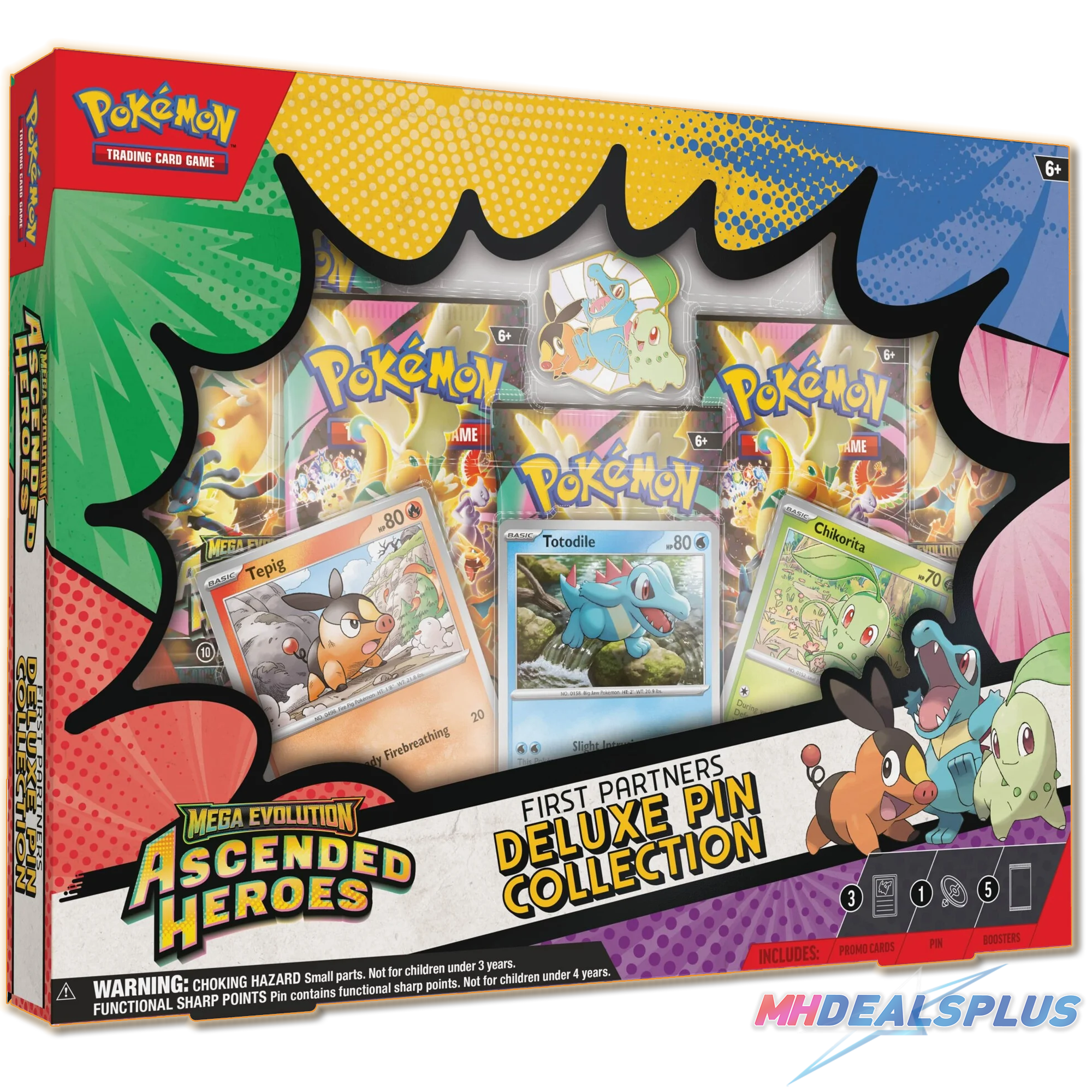 (Pre-Order) Pokemon Ascended Heroes First Partners Deluxe Pin Collection