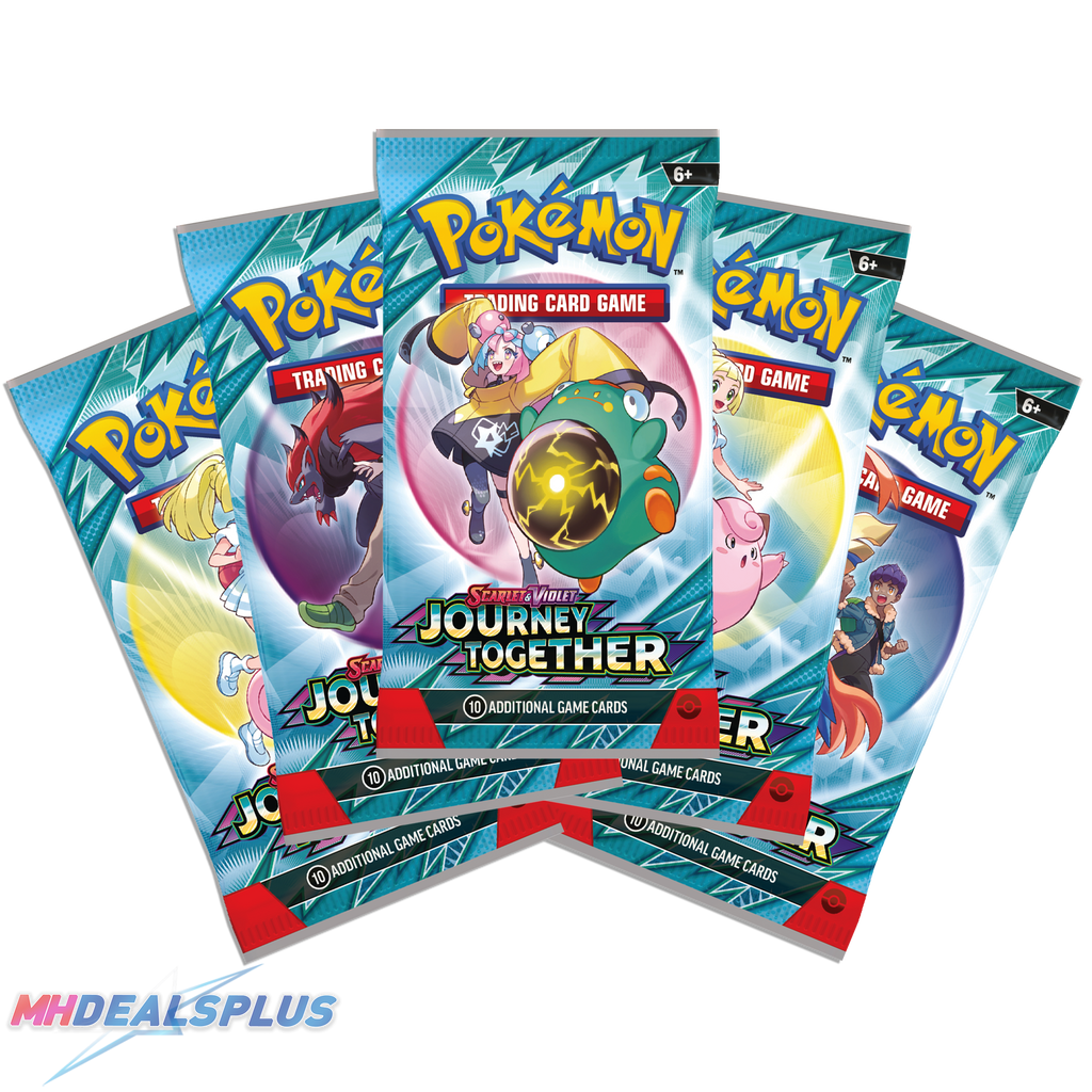Pokemon Journey Together Booster Pack Set of 5