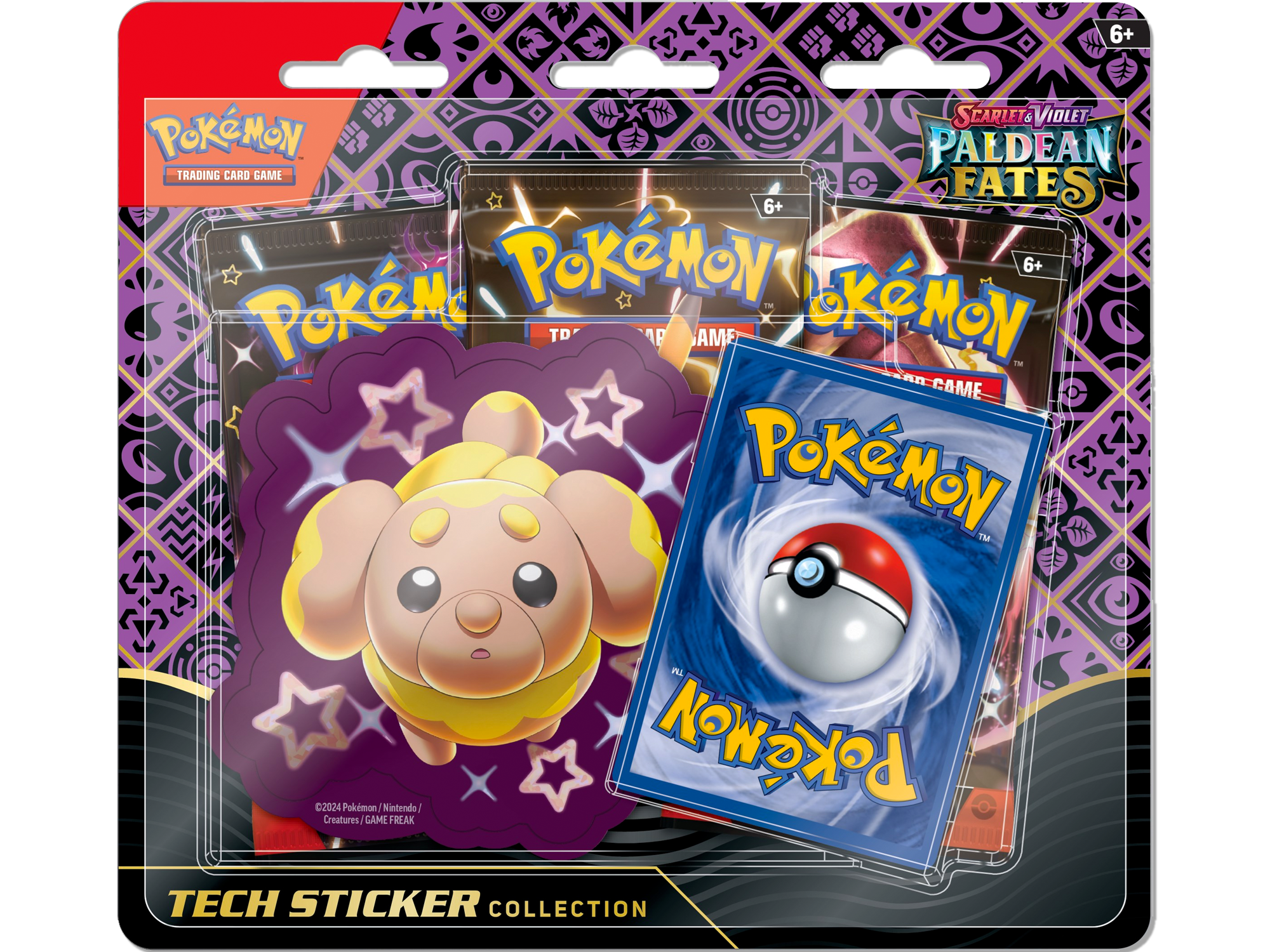 Pokemon Paldean Fates Tech Sticker Collection Set of 3