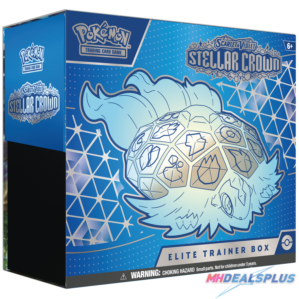 Pokemon Stellar Crown Elite Trainer Box Sealed Case