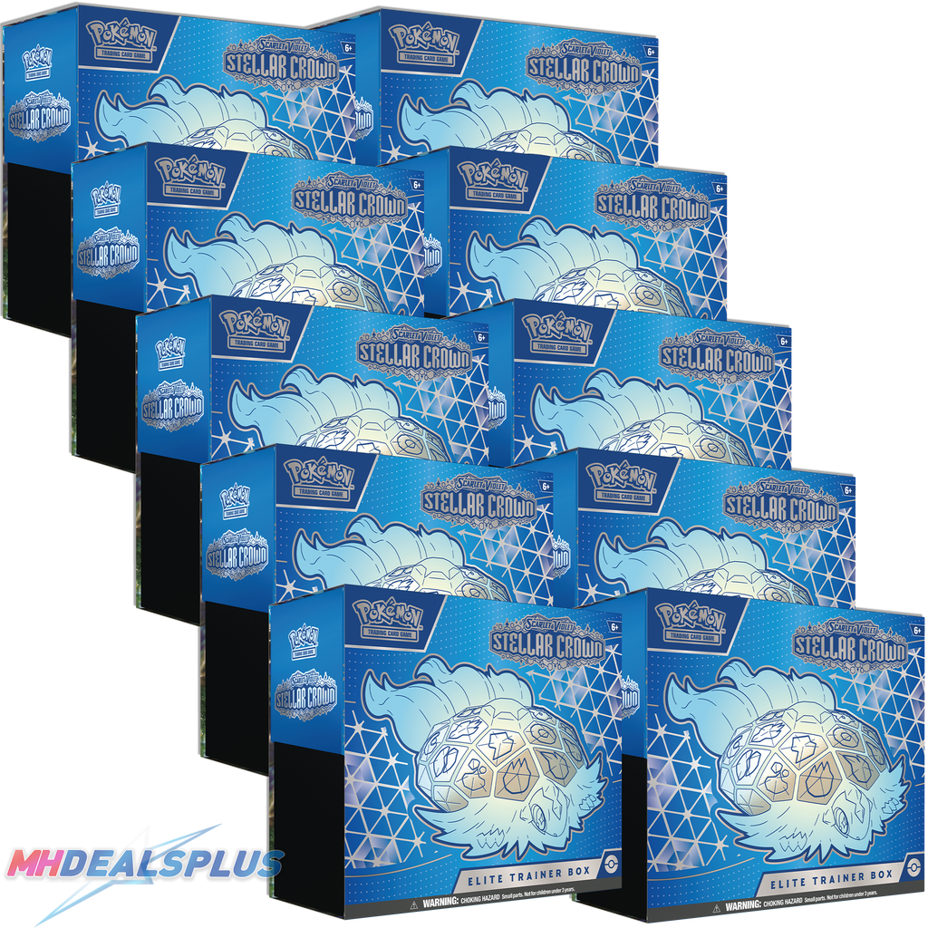 Pokemon Stellar Crown Elite Trainer Box Sealed Case