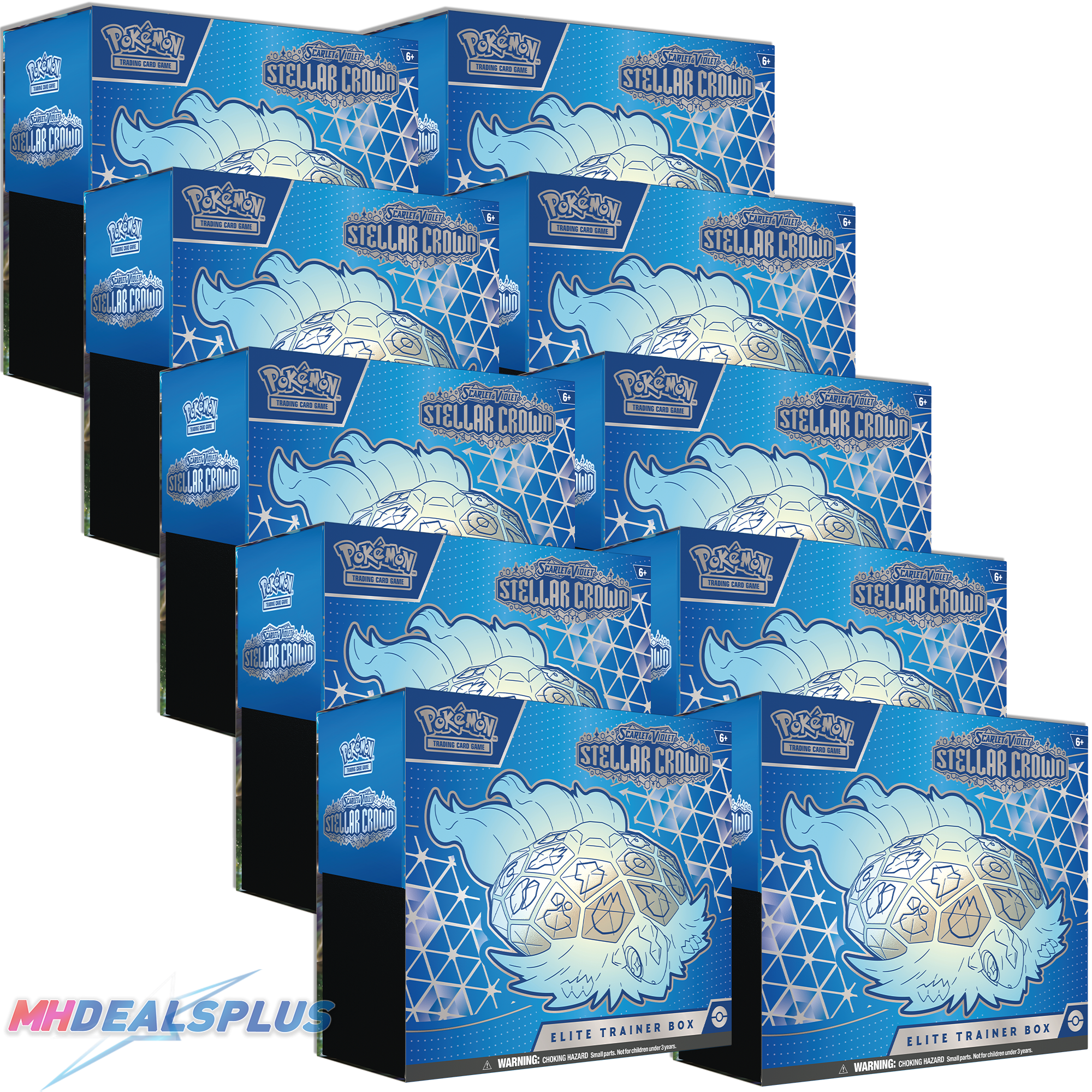 Pokemon Stellar Crown Elite Trainer Box Sealed Case