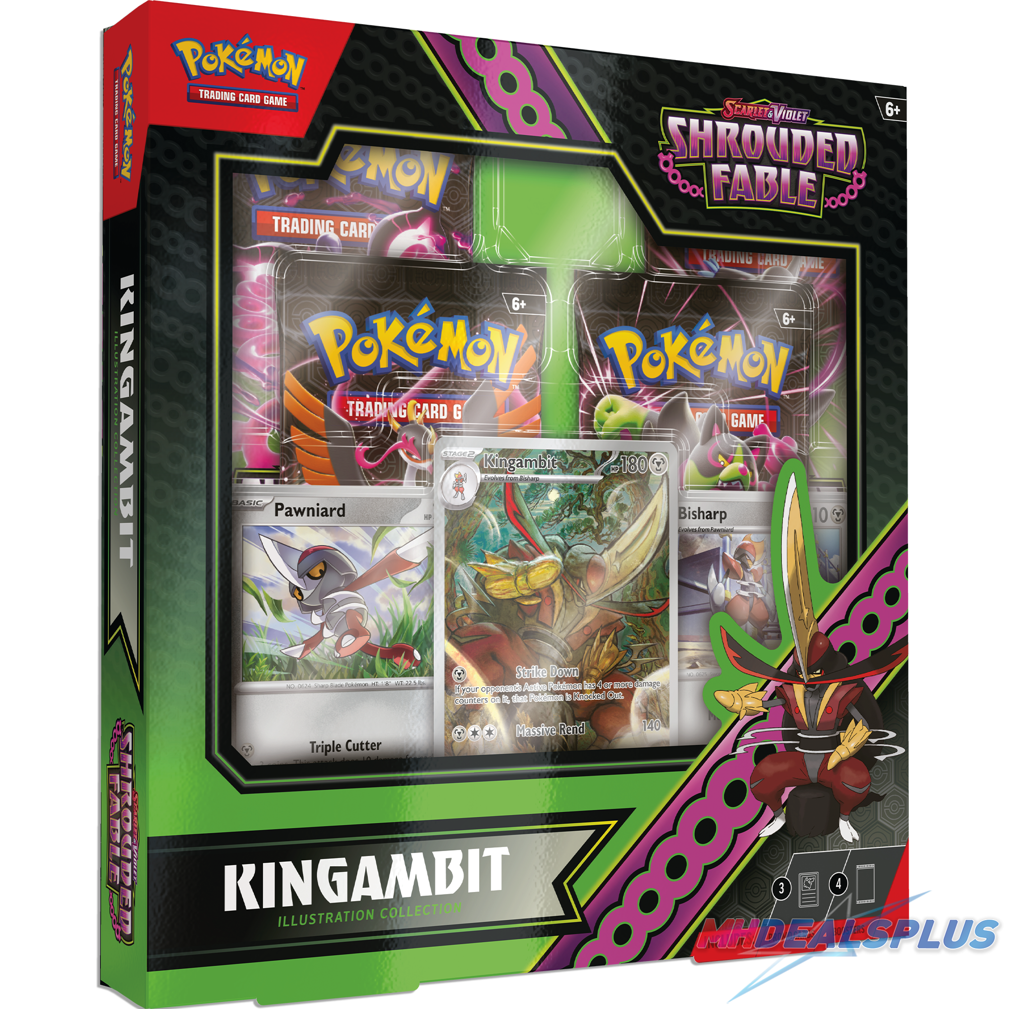 Pokemon Shrouded Fable Kingambit Illustration Collection