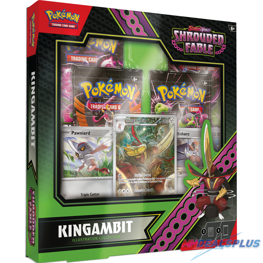 Pokemon Shrouded Fable Kingambit Illustration Collection Sealed Case