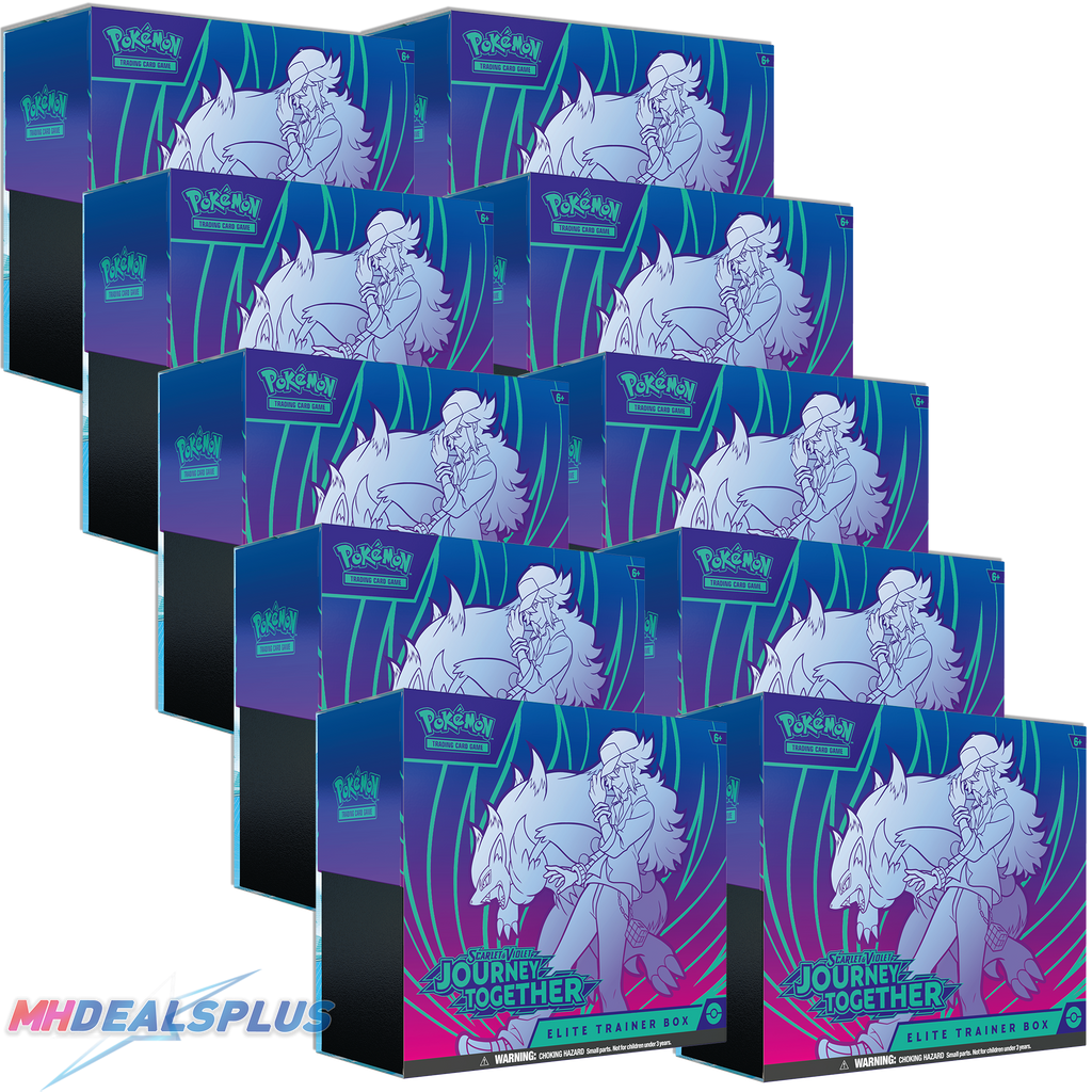 Pokemon Journey Together Elite Trainer Box Sealed Case