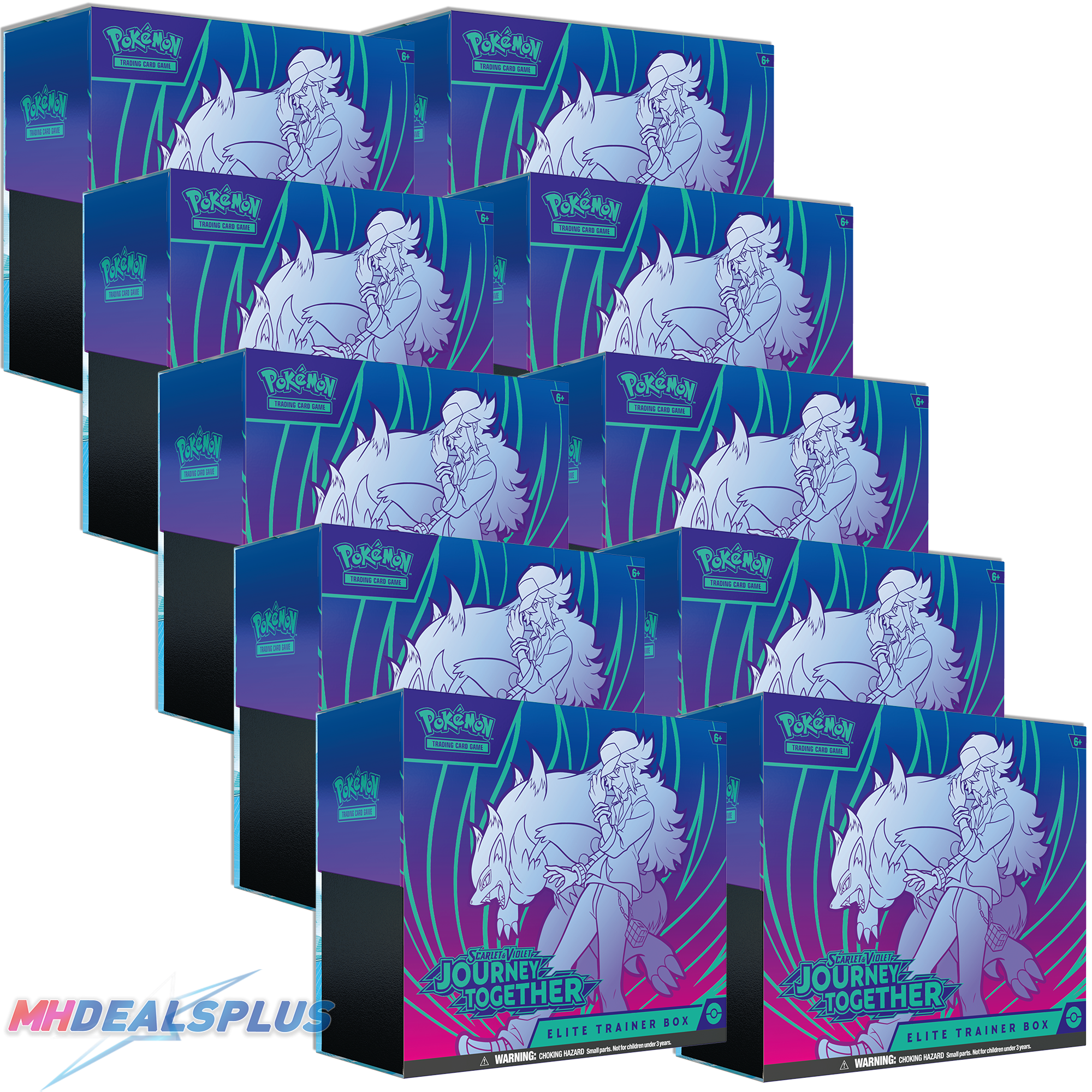 Pokemon Journey Together Elite Trainer Box Sealed Case