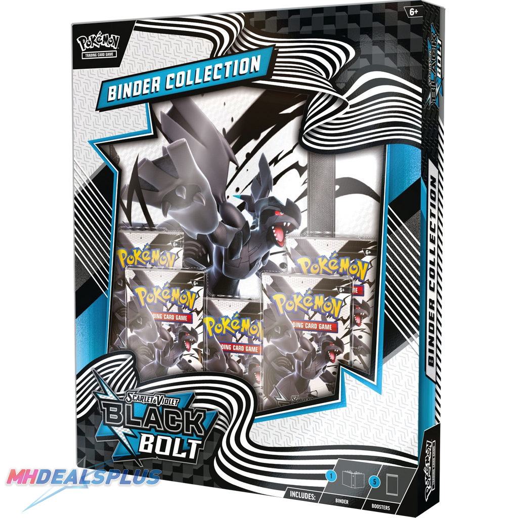 Pokemon Black Bolt & White Flare Binder Collection Set of 2
