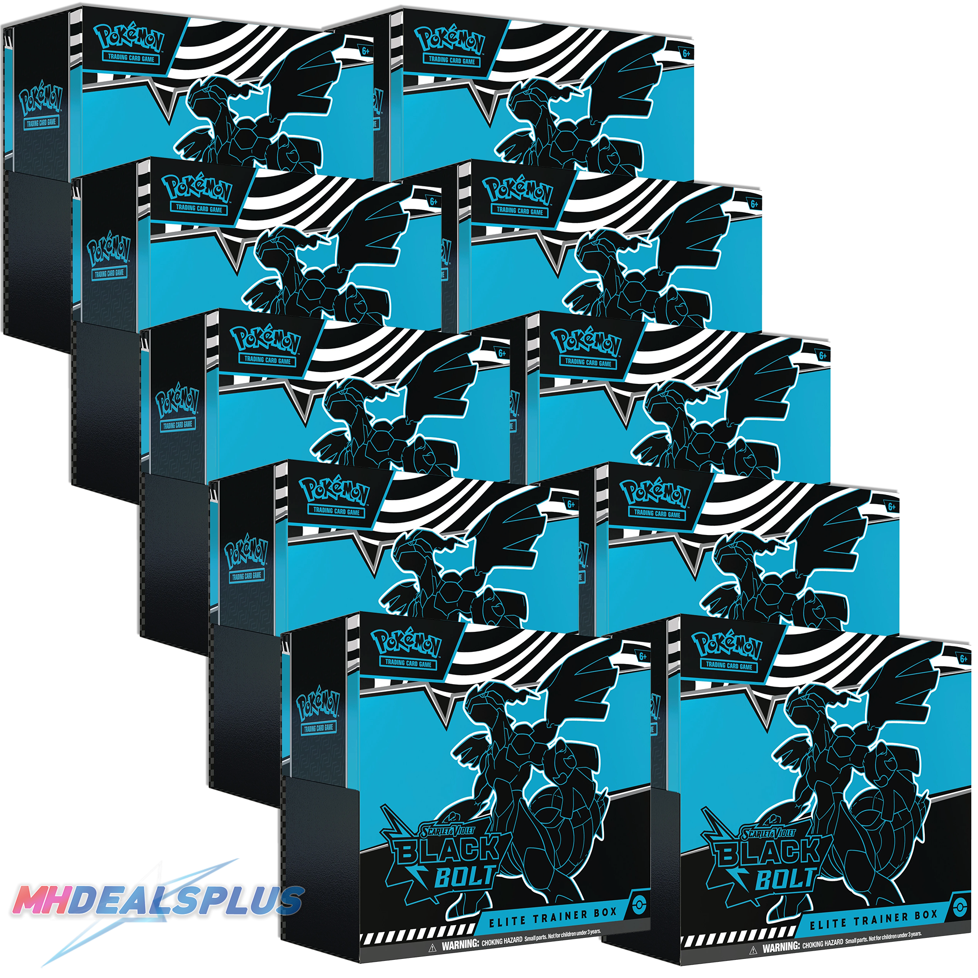 Pokemon Black Bolt Elite Trainer Box Sealed Case