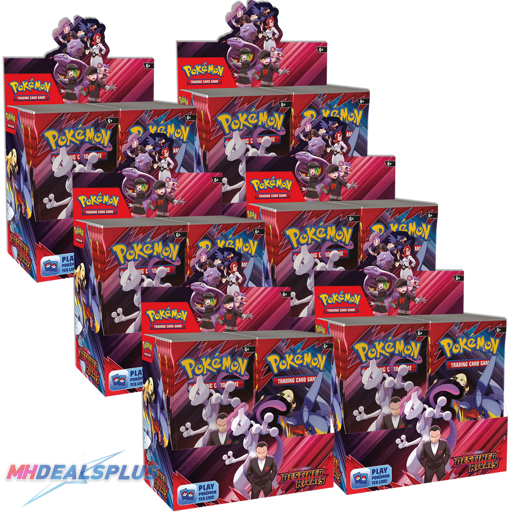 Pokemon Destined Rivals Booster Box Sealed Case