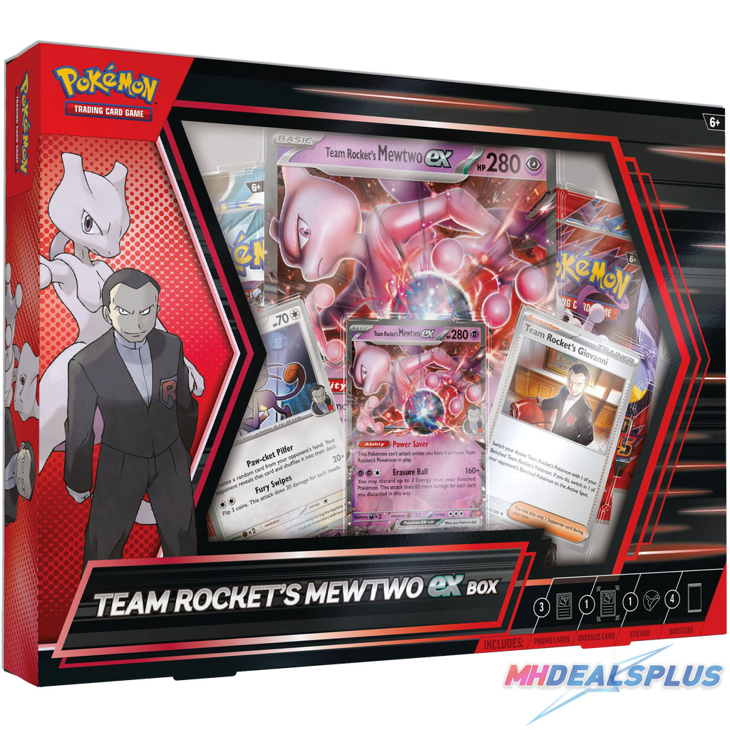 Pokemon Team Rocket's Mewtwo ex Box