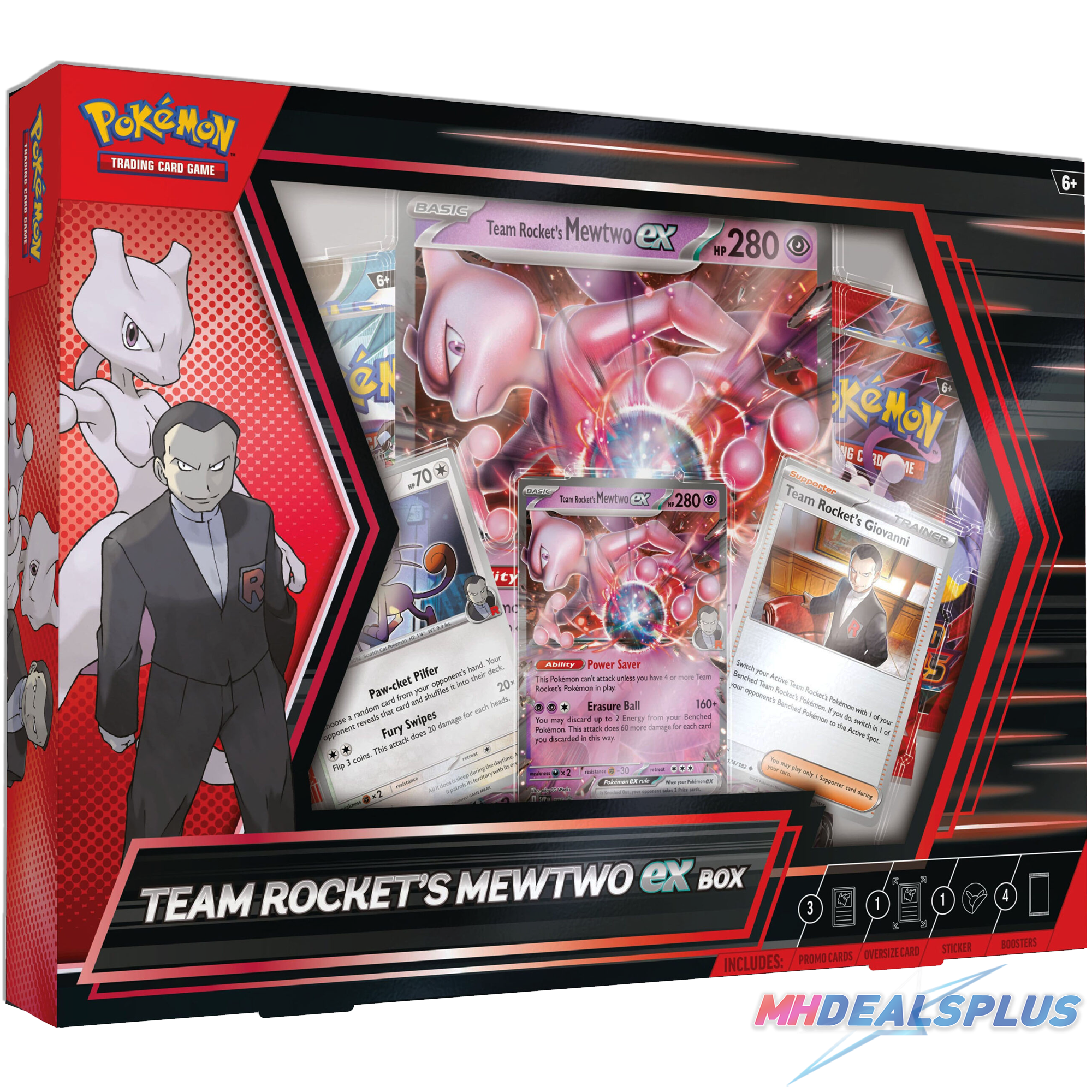 Pokemon Team Rocket's Mewtwo ex Box