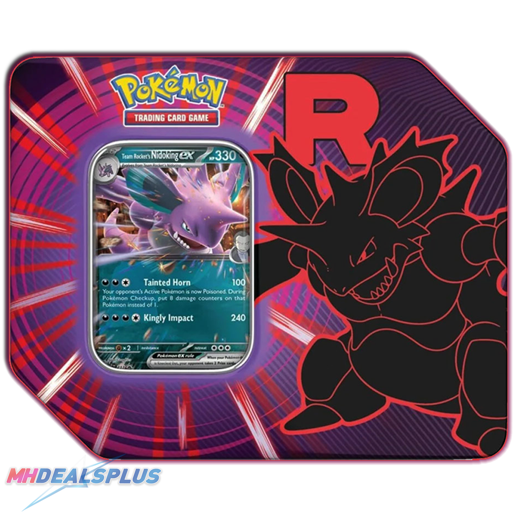 Pokemon Team Rocket Tin Set of 3