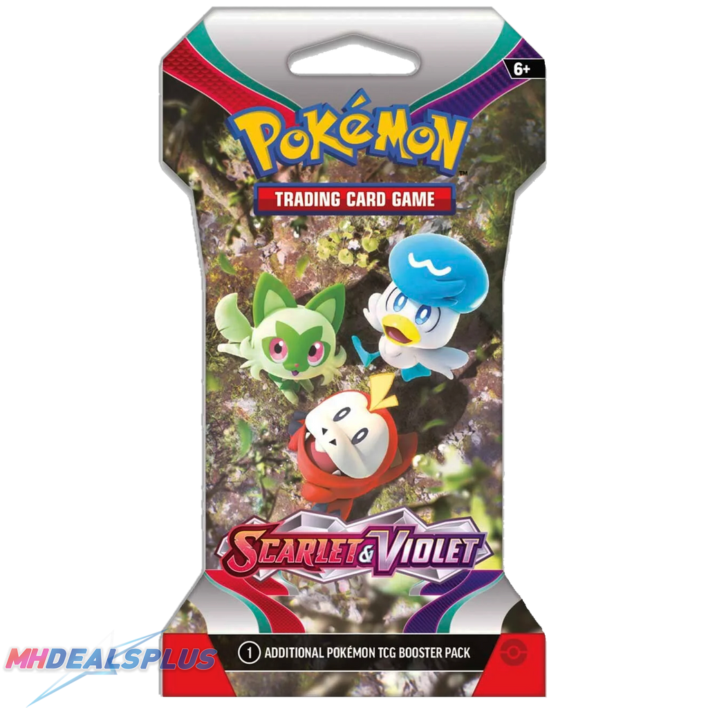 Pokemon Scarlet & Violet Sleeved Booster Pack Sealed Case