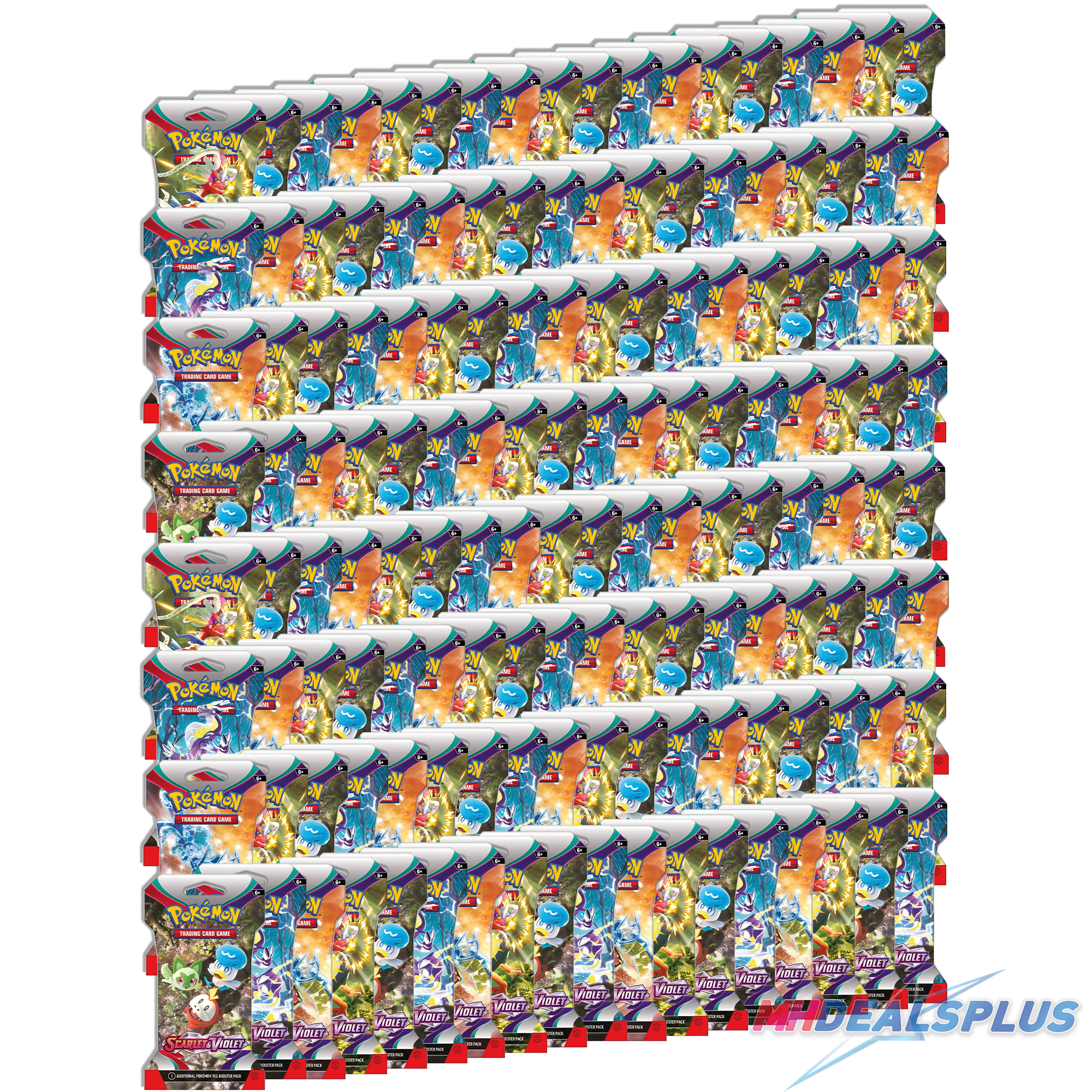 Pokemon Scarlet & Violet Sleeved Booster Pack Sealed Case
