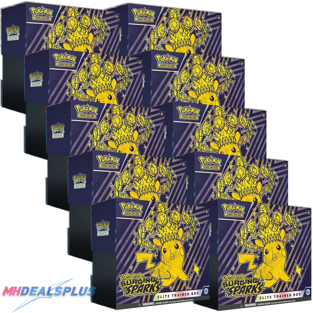 Pokemon Surging Sparks Elite Trainer Box Sealed Case