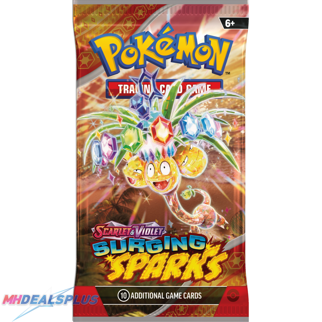 Pokemon Surging Sparks Booster Pack Set of 5