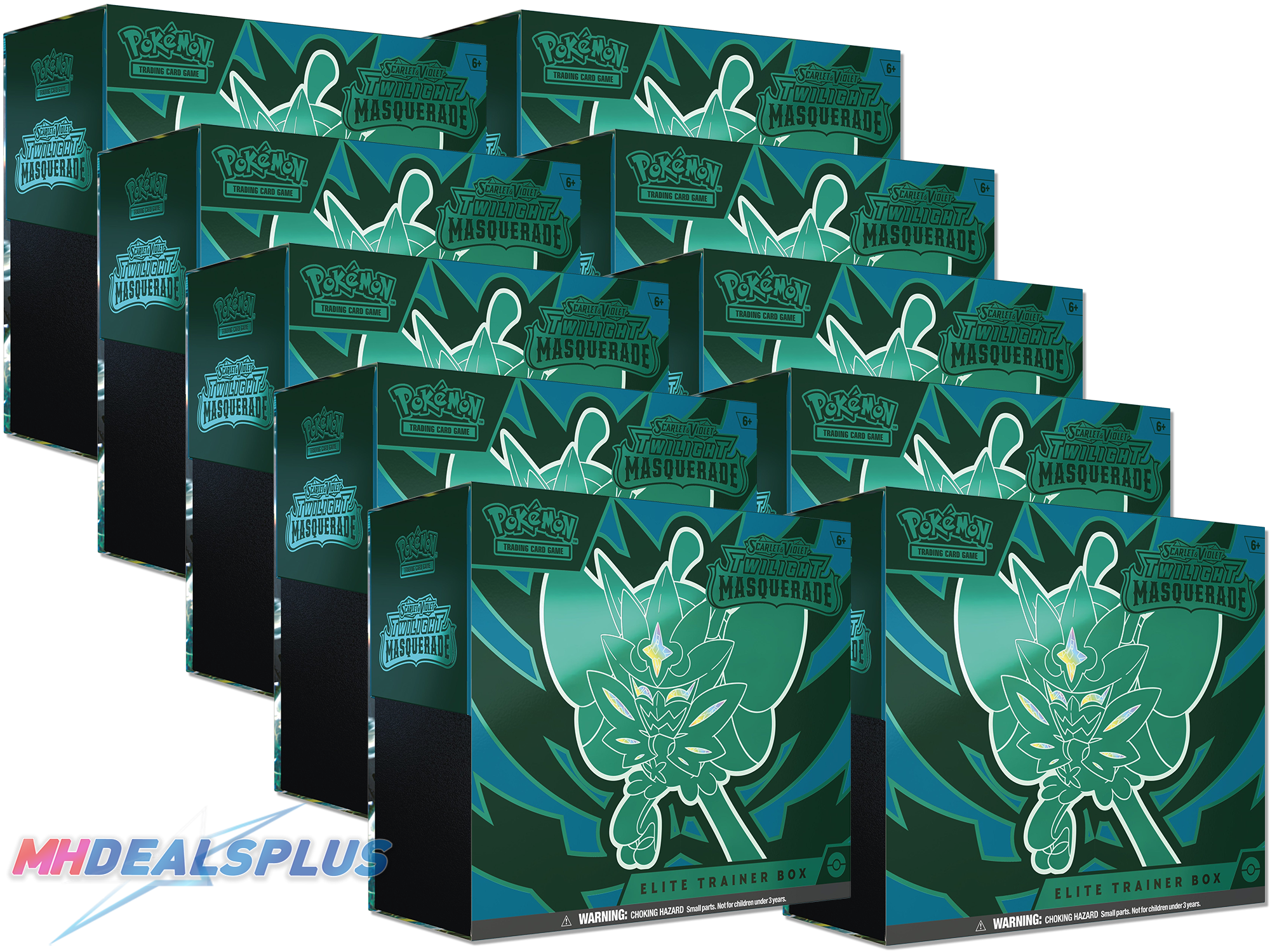 Pokemon Twilight Masquerade Elite Trainer Box Sealed Case - 10 Boxes